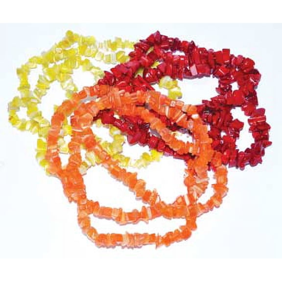 32" Mixed Glass chip necklace | Trending Now