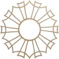 thumbnail image 1 of 32"OD x 11 1/4"ID x 1/4"T Augustus Wood Fretwork Pierced Ceiling Medallion, Hickory, 1 of 3