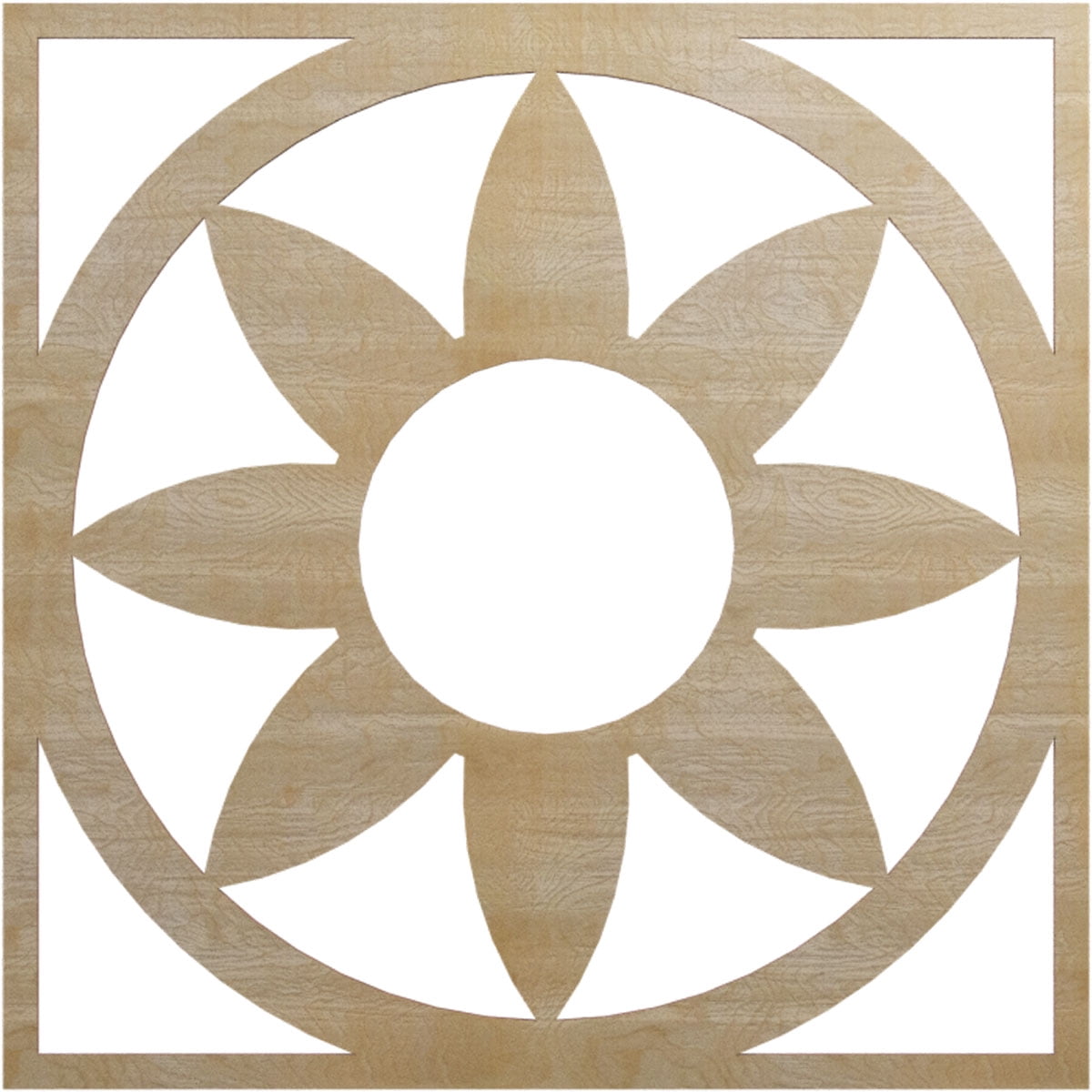 Ekena Millwork Ceiling Medallion - 18 1/2" OD, 1 1/8" ID, Urethane, Primed For Paint - View #13