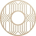 thumbnail image 1 of 32"OD x 11 3/4"ID x 1/4"T Empire Wood Fretwork Pierced Ceiling Medallion, Alder, 1 of 3