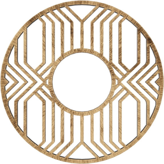 32"OD x 11 3/4"ID x 1"P Empire Architectural Grade PVC Pierced Ceiling Medallion, Antiqued Bronze