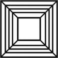 thumbnail image 1 of 32"OD x 11 3/4"ID x 1"P Raven Architectural Grade PVC Pierced Ceiling Medallion, Black, 1 of 10