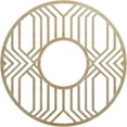 thumbnail image 1 of 32"OD x 11 3/4"ID x 3/8"T Empire Wood Fretwork Pierced Ceiling Medallion, Hickory, 1 of 3