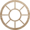 thumbnail image 1 of 32"OD x 11 5/8"ID x 1/4"T Grace Wood Fretwork Pierced Ceiling Medallion, Red Oak, 1 of 3