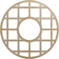thumbnail image 1 of 32"OD x 11 5/8"ID x 1/4"T O'Neal Wood Fretwork Pierced Ceiling Medallion, Hickory, 1 of 3