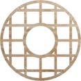 thumbnail image 1 of 32"OD x 11 5/8"ID x 1/4"T O'Neal Wood Fretwork Pierced Ceiling Medallion, Red Oak, 1 of 3