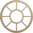 thumbnail image 1 of 32"OD x 11 5/8"ID x 3/8"T Grace Wood Fretwork Pierced Ceiling Medallion, Birch, 1 of 3
