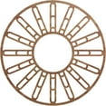thumbnail image 1 of 32"OD x 11 5/8"ID x 3/8"T Hale Wood Fretwork Pierced Ceiling Medallion, Walnut, 1 of 3