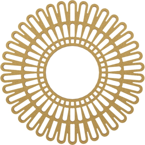 32"OD x 11 7/8"ID x 1"P Cornelius Architectural Grade PVC Pierced Ceiling Medallion, Gold