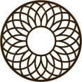 thumbnail image 1 of 32"OD x 11"ID x 1"P Cannes Architectural Grade PVC Pierced Ceiling Medallion, Copper, 1 of 10