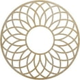 thumbnail image 1 of 32"OD x 11"ID x 3/8"T Cannes Wood Fretwork Pierced Ceiling Medallion, Birch, 1 of 3