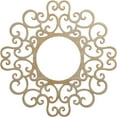 thumbnail image 1 of 32"OD x 12 1/4"ID x 3/8"T Reims Wood Fretwork Pierced Ceiling Medallion, Hickory, 1 of 3