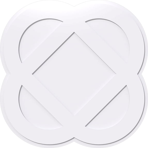 32"OD x 12 3/4"C x 1"P Charlotte Architectural Grade PVC Contemporary Ceiling Medallion