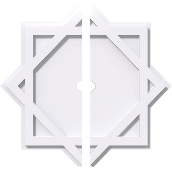 Ekena Millwork Axel Architectural Grade PVC Ceiling Medallion (Set of 2)