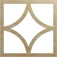 thumbnail image 1 of 32"OD x 20 1/2"ID x 3/8"T Statesman Wood Fretwork Pierced Ceiling Medallion, Hickory, 1 of 3