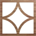 thumbnail image 1 of 32"OD x 20 1/2"ID x 3/8"T Statesman Wood Fretwork Pierced Ceiling Medallion, Walnut, 1 of 3