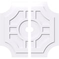 thumbnail image 1 of 32"OD x 3"ID x 10 1/2"C x 1"P Haus Architectural Grade PVC Contemporary Ceiling Medallion, Two Piece, 1 of 11