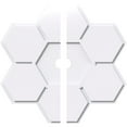 thumbnail image 1 of 32"OD x 3"ID x 11"C x 1"P Daisy Architectural Grade PVC Contemporary Ceiling Medallion, Two Piece, 1 of 11