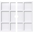 thumbnail image 1 of 32"OD x 3"ID x 11"C x 1"P Rubik Architectural Grade PVC Contemporary Ceiling Medallion, Two Piece, 1 of 11