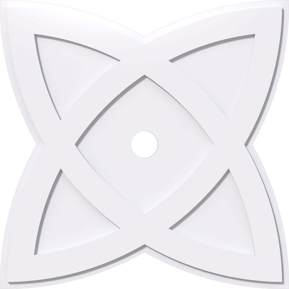 32"OD x 3"ID x 12"C x 1"P Cosmo Architectural Grade PVC Contemporary Ceiling Medallion