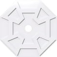 thumbnail image 1 of 32"OD x 4"ID x 11"C x 1"P Logan Architectural Grade PVC Contemporary Ceiling Medallion, 1 of 11