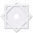 thumbnail image 1 of 32"OD x 5"ID x 17 3/4"C x 1"P Axel Architectural Grade PVC Contemporary Ceiling Medallion, 1 of 11