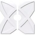 thumbnail image 1 of 32"OD x 6"ID x 11"C x 1"P Titus Architectural Grade PVC Contemporary Ceiling Medallion, Two Piece, 1 of 11