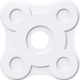 thumbnail image 1 of 32"OD x 7"ID x 11"C x 1"P Luna Architectural Grade PVC Contemporary Ceiling Medallion, 1 of 11