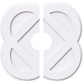 thumbnail image 1 of 32"OD x 7"ID x 12 3/4"C x 1"P Charlotte Architectural Grade PVC Contemporary Ceiling Medallion, Two Piece, 1 of 11