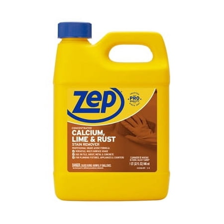 32 OZ, Concentrate, Zep Commercial, Calcium, Lime & Rust Stain Remover, Each