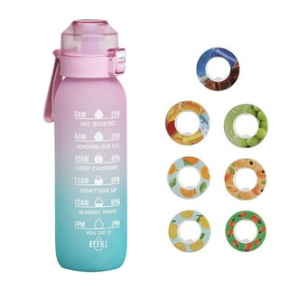 Zedker Gallon Water Bottles with Straw, 1.3L Water Bottle BPA Free