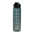 thumbnail image 1 of 32 Ounce Motivational Fitness Water Bottle, Large Capacity Sports Drinking Flask, Portable Leakproof Hydration Container for Gym Workout Outdoor Running Daily Exercise Use, 1 of 9