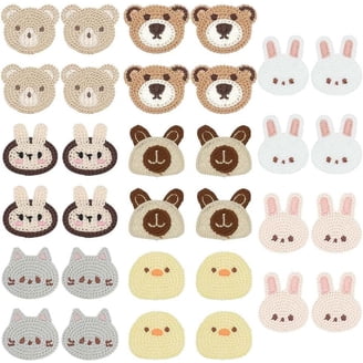 Fox Patch Iron Sew On Clothes Bag Animal Embroidery Applique Embroidered Badge e