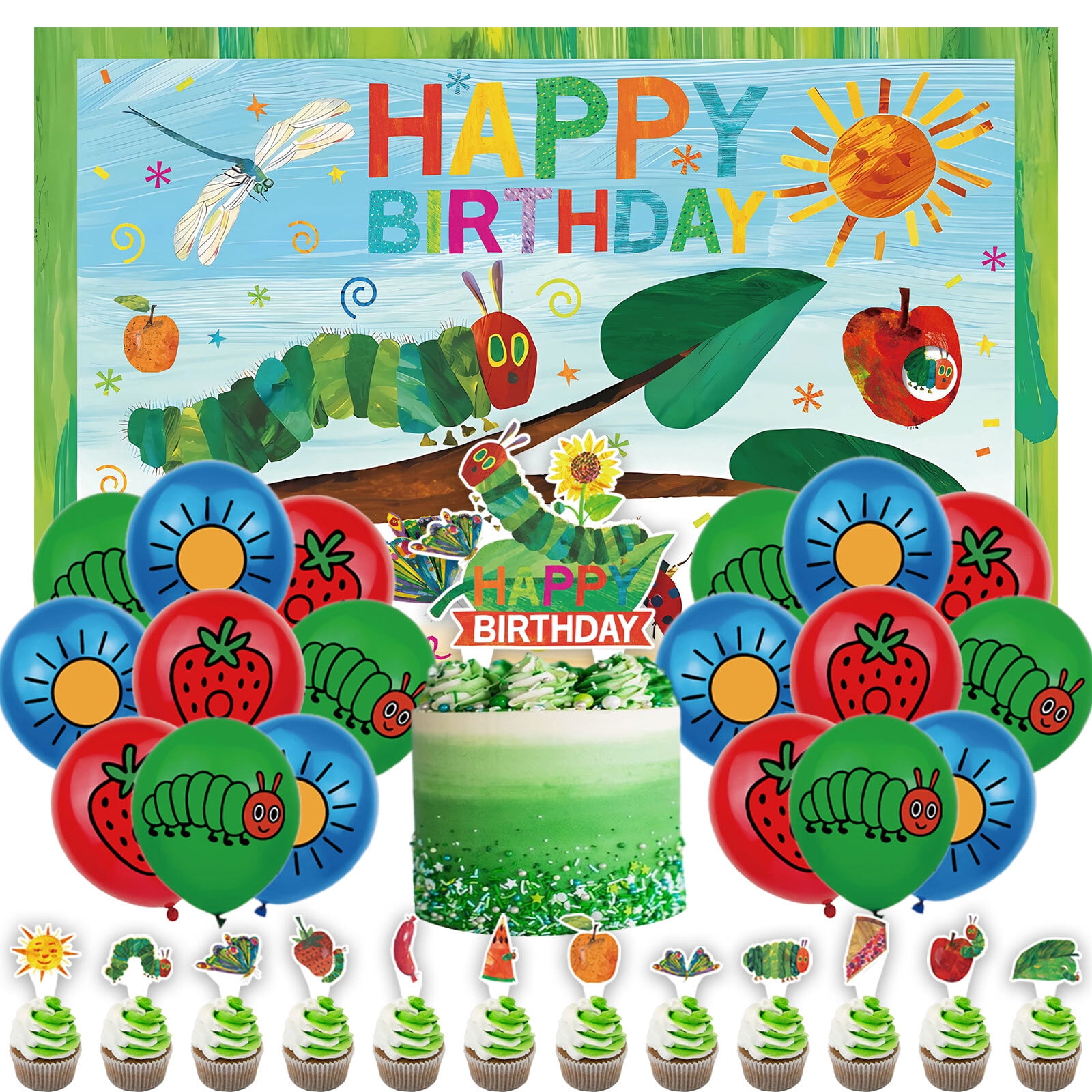 Hungry Caterpillar Party Decorations Very Hungry Caterpillar Themed