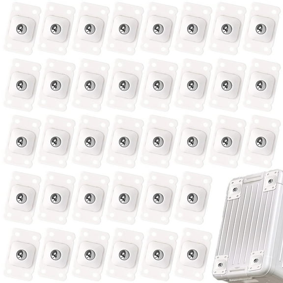 32 PCS Self Adhesive Caster Wheels,Mini Swivel Wheels Stainless Steel Paste Universal Wheel,360 Degree Rotation Sticky Pulley,Small Adhesive Wheels for Furniture Storage Box Trash Can (White)