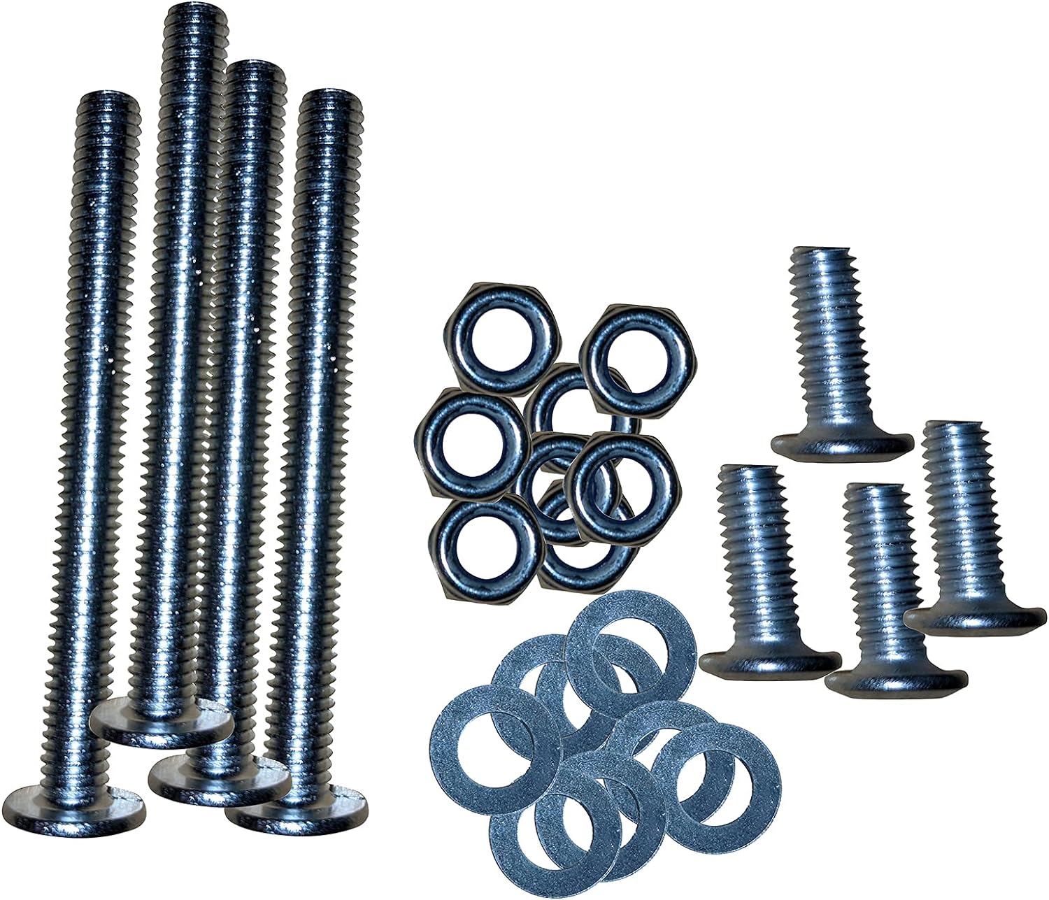 32 PCS Set Hardware For Universal ModiPlate Bed Frame Adapter / Connector, Heavy Duty Hardware