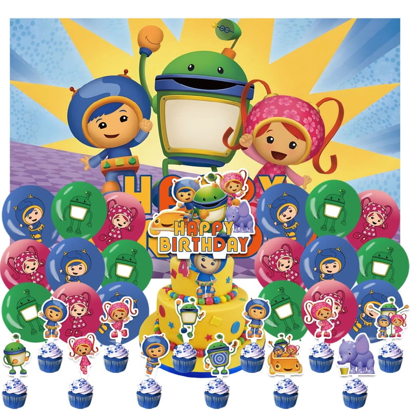 32 PCS For Team Umizoomi Theme Birthday Party Decorations,With 12 ...