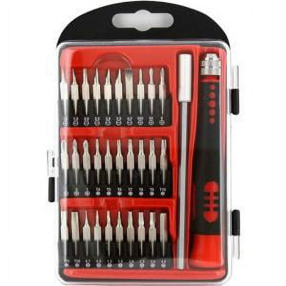 32 PIECE PRECISION CREWDRIVER WITH BIT SET/ COMPUTER TOOL KIT