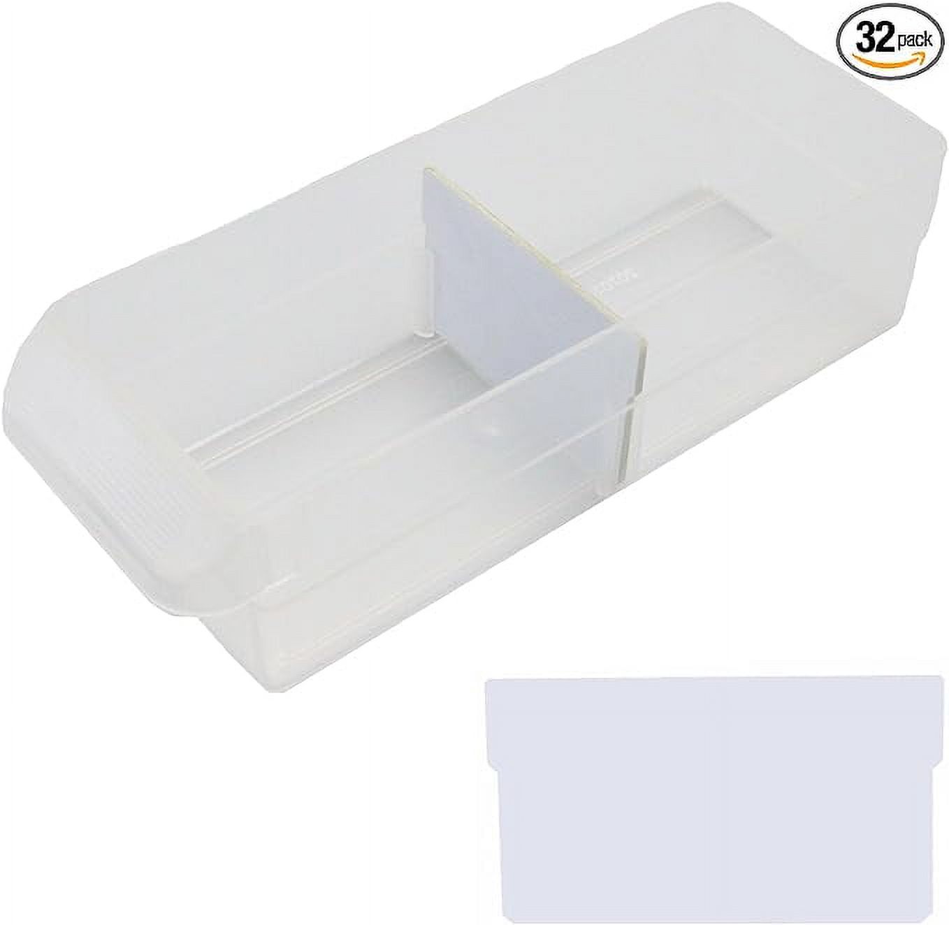 (32Pack) Akro Mils Storage Bins Compatible, Small Drawer Dividers for