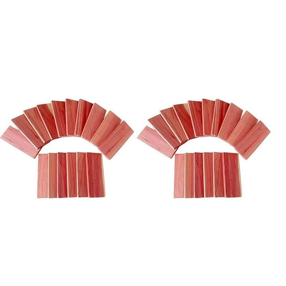 32 Pack Blocks for Closet,Red Blocks for Storage, Aromatic Blocks for Closet and Drawer