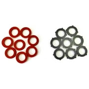 32-Pack Heavy Duty Rubber Washers – Universal Fit for 3/4" Garden Hoses & Faucets