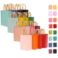 thumbnail image 1 of 32-Pack Large Gift Bags with Handles - Bulk Assorted Colors, 16 Different Colors Versatile for Various Uses - 13"×10"×5", 1 of 5