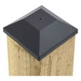 thumbnail image 1 of (32 Pack) New Wood Fence Post Black 6X6 (5 5/8") Pressure Treated Wood Made In USA (32), 1 of 6