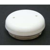 32 Pack White Plastic 1.5-inch Wrought Iron Patio Furniture Glide Caps
