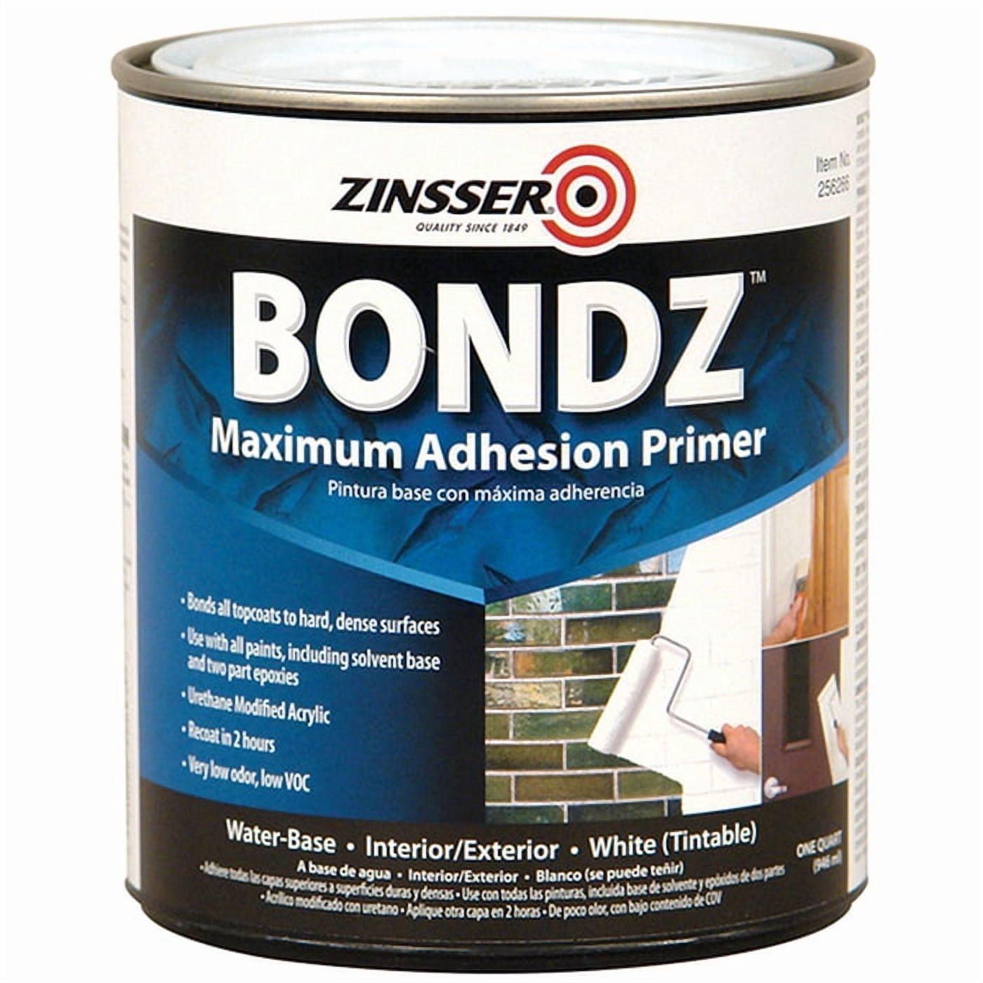 32-Pack of 1 qt Zinsser 271198 Bondz White Maximum Adhesion Primer