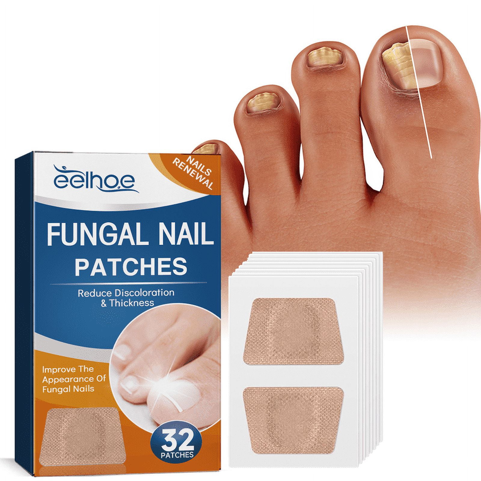 32 Pacthes Tea Tree Oil Extra Strength Fungal Nail Patches ,Nail Fungal