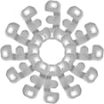 thumbnail image 1 of 32 Pairs Heavy Duty Mountain Buckle Frame Hangers with French Cleat Mirror Coat Clothes Rack Bracket Clips, 1 of 6
