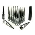thumbnail image 1 of 32 Pc Solid Spline Spike Lug Nuts Kit 9/16" Chrome, 1 of 3