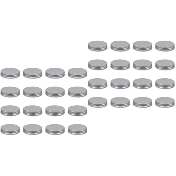 32 Pcs 70mm Tinplate Air Tight Storage Covers One-piece Type Mason Jar Lids
