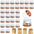 thumbnail image 1 of Aovky 32 Pcs Chair Leg Floor Protectors for Hardwood Floors, Silicone Chair Leg Covers Felt Pads, Large, 1 of 8